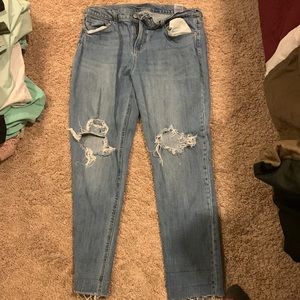 Old navy ripped jeans size 12